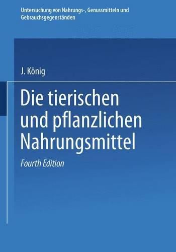 Cover image for Untersuchung von Nahrungs-, Genussmitteln und Gebrauchsgegenstanden