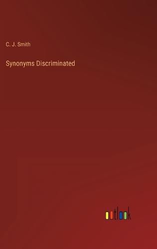 Cover image for Synonyms Discriminated