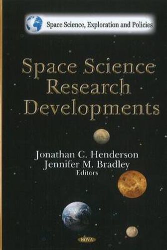 Cover image for Space Science Research Developments