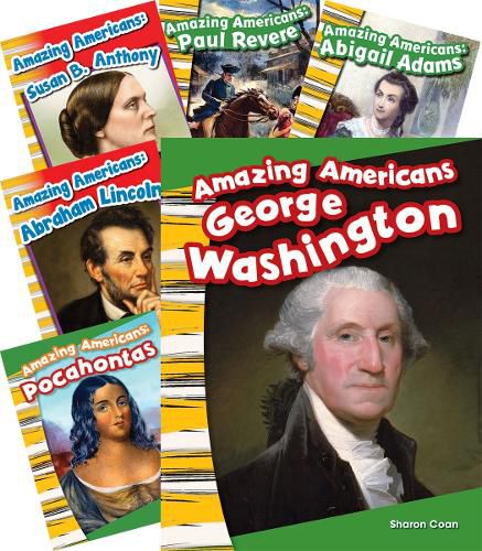Cover image for Amazing Americans! 6-Book Set (Primary Source Readers: Content and Literacy)