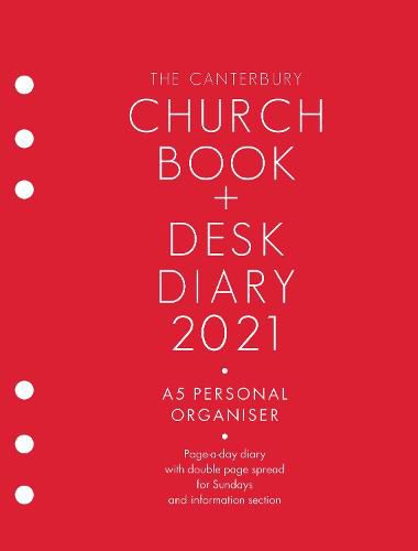 Cover image for The Canterbury Church Book & Desk Diary 2021 A5 Personal Organiser Edition