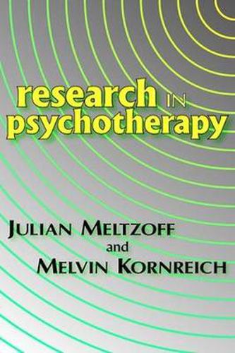 Cover image for Research in Psychotherapy