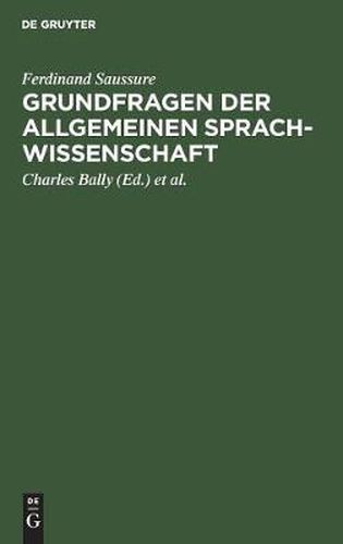 Grundfragen der allgemeinen Sprachwissenschaft