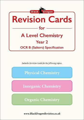 Cover image for Black Dragon Revision Cards for A-Level Chemistry
