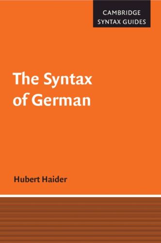 Cover image for The Syntax of German