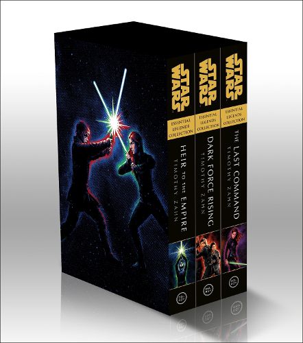 Cover image for The Thrawn Trilogy Boxed Set: Star Wars Legends: Heir to the Empire, Dark Force Rising, The Last Command