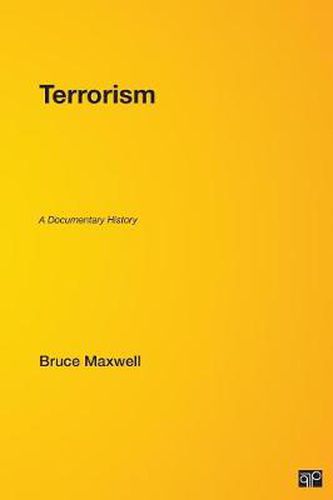 Cover image for Terrorism: A Documentary History