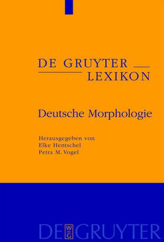 Cover image for Deutsche Morphologie