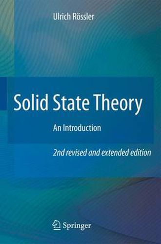 Cover image for Solid State Theory: An Introduction