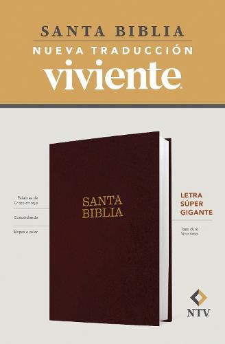 Cover image for Santa Biblia NTV, letra super gigante (Letra Roja, Tapa dura