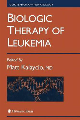 Cover image for Biologic Therapy of Leukemia