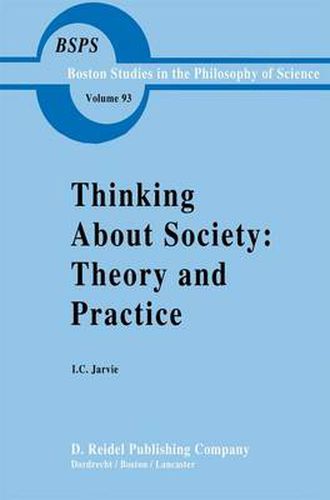 Cover image for Thinking about Society: Theory and Practice