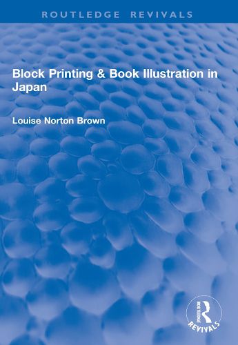 Cover image for Block Printing & Book Illustration in Japan