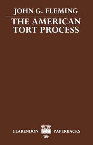 Cover image for The American Tort Process