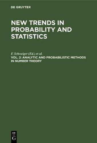 Cover image for Analytic and Probabilistic Methods in Number Theory: Proceedings of the International Conference in Honour of J. Kubilius, Palanga, Lithuania, 24-28 September 1991