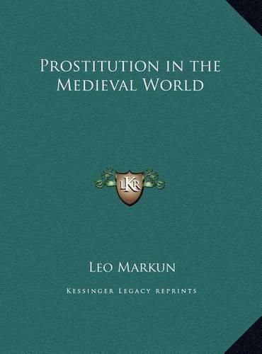 Cover image for Prostitution in the Medieval World