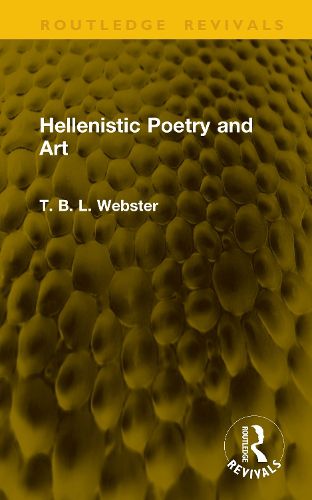 Cover image for Hellenistic Poetry and Art