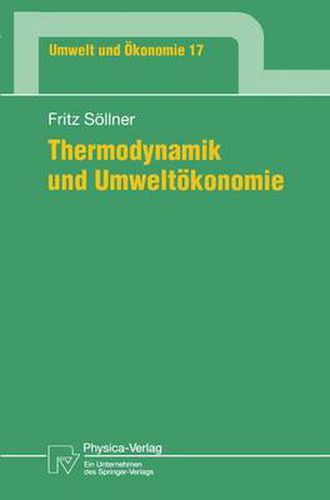 Cover image for Thermodynamik Und Umweltokonomie