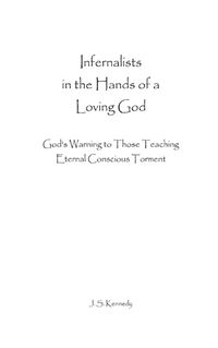 Cover image for Infernalists in the Hands of a Loving God