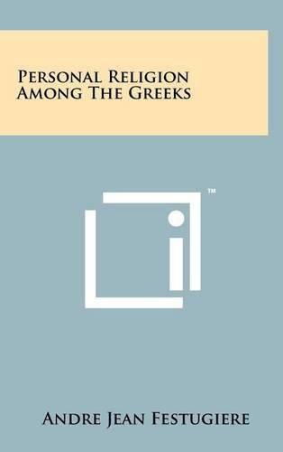 Personal Religion Among the Greeks