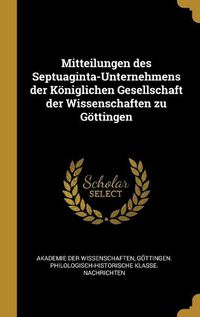 Cover image for Mitteilungen des Septuaginta-Unternehmens der Koeniglichen Gesellschaft der Wissenschaften zu Goettingen