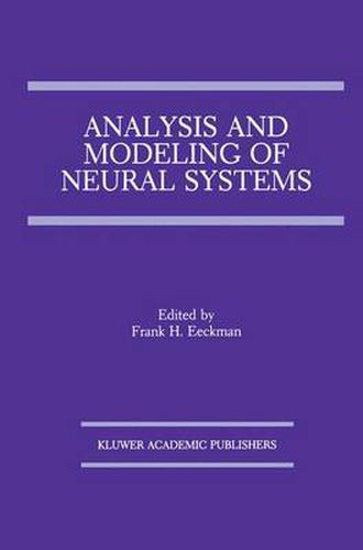 Cover image for Analysis and Modeling of Neural Systems