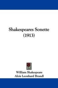 Cover image for Shakespeares Sonette (1913)