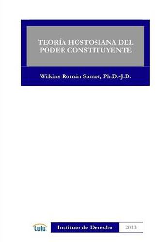 Cover image for Teoria Hostosiana Del Poder Constituyente