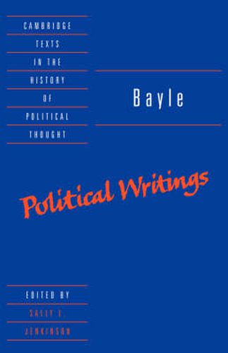 Cover image for Bayle: Political Writings