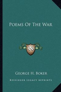 Cover image for Poems of the War