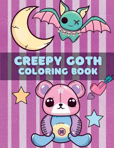 Cover image for Creepy Goth Coloring Book