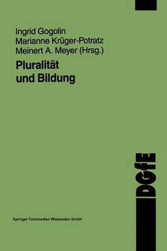 Cover image for Pluralitat und Bildung