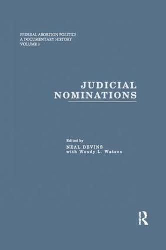 Cover image for Judicial Nominations