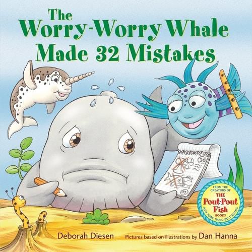 Cover image for The Worry-Worry Whale Made 32 Mistakes