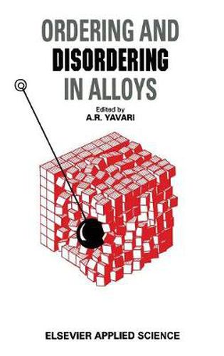 Cover image for Ordering and Disordering in Alloys
