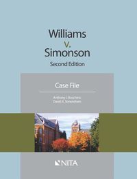 Cover image for Williams V. Simonson: Case File