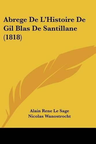 Cover image for Abrege de L'Histoire de Gil Blas de Santillane (1818)