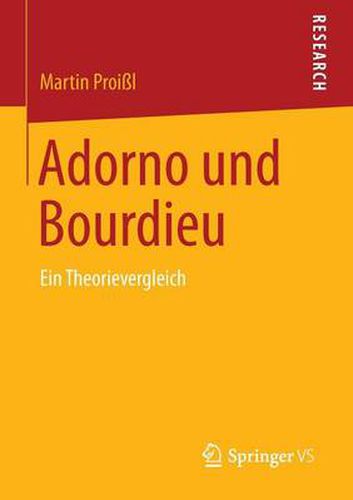 Cover image for Adorno Und Bourdieu: Ein Theorievergleich