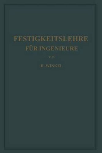 Cover image for Festigkeitslehre Fur Ingenieure