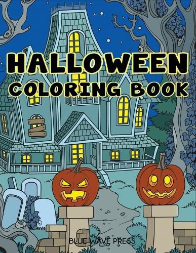 Cover image for Halloween Coloring Book: Halloween Designs Adult Coloring Book