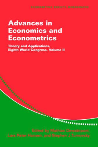 Advances in Economics and Econometrics: Theory and Applications, Eighth World Congress