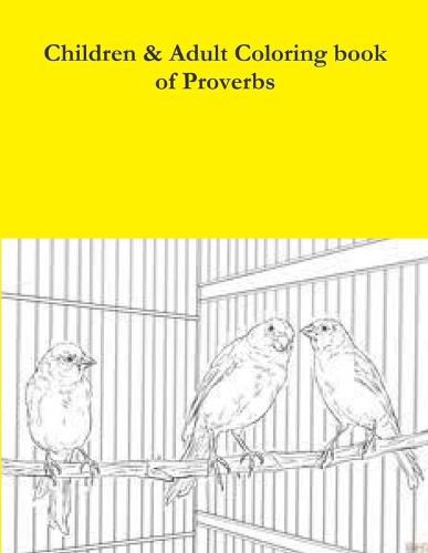 Children & Adult Coloring book of Proverbs