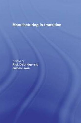 Cover image for Manufacturing in Transition