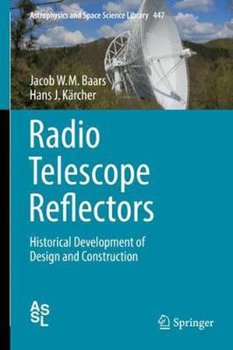 Cover image for Radio Telescope Reflectors: Historical Development of Design and Construction