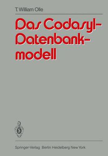 Cover image for Das Codasyl-Datenbankmodell