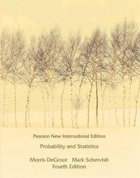 Cover image for Probability and Statistics: Pearson New International Edition