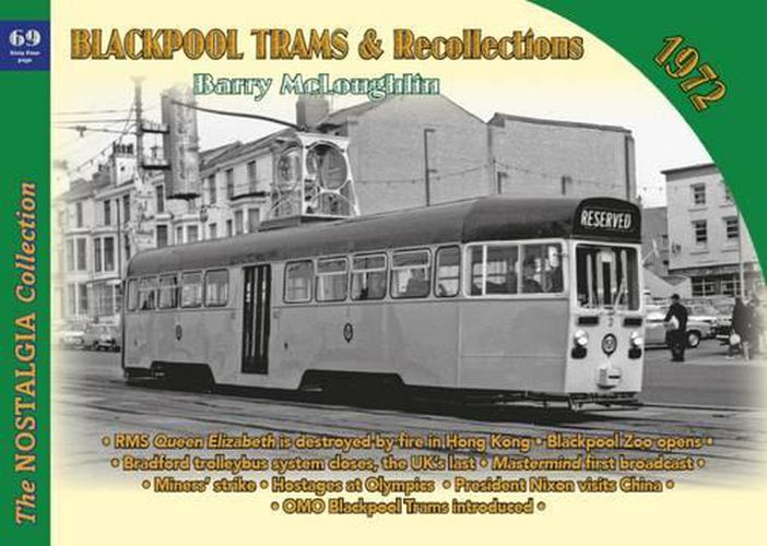 Cover image for Blackpool Trams & Recollections 1972