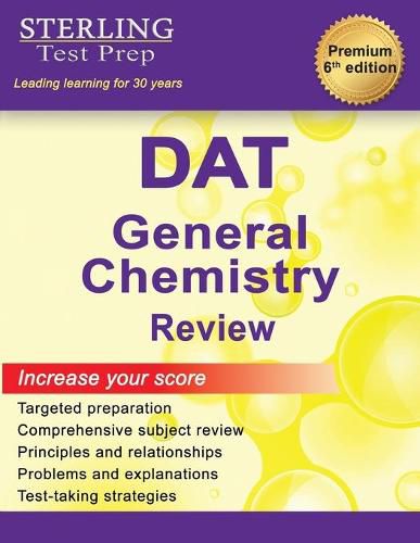 Cover image for Sterling Test Prep DAT General Chemistry Review: Complete Subject Review