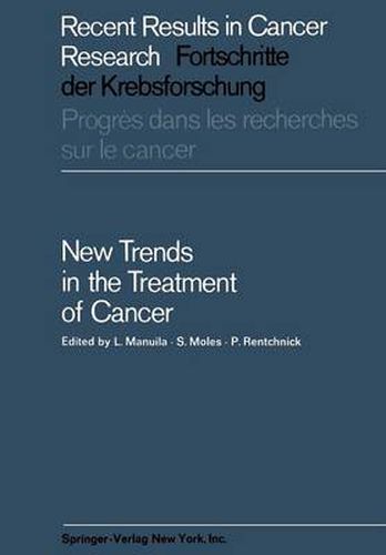 Cover image for New Trends in the Treatment of Cancer