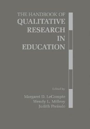 Cover image for The Handbook of Qualitative Research in Education